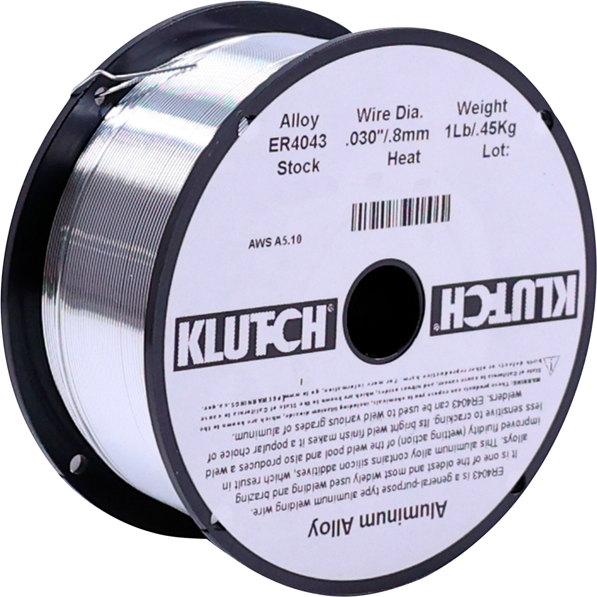 Klutch ER4043 Aluminum MIG Welding Wire
